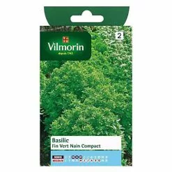 Vilmorin Graines De Basilic Fin Vert Nain Compact