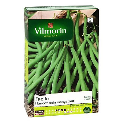 Vilmorin Graines De Haricot Nain Facila 3 Vilmorin Graines De Haricot Nain Facila