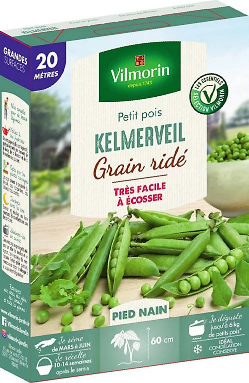 Vilmorin Graines De Pois Kelmerveil 20M VL 3 Vilmorin Graines De Pois Kelmerveil 20M VL