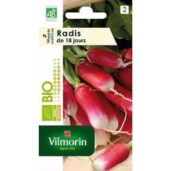 Vilmorin Graines De Radis De 18 Jours Bio