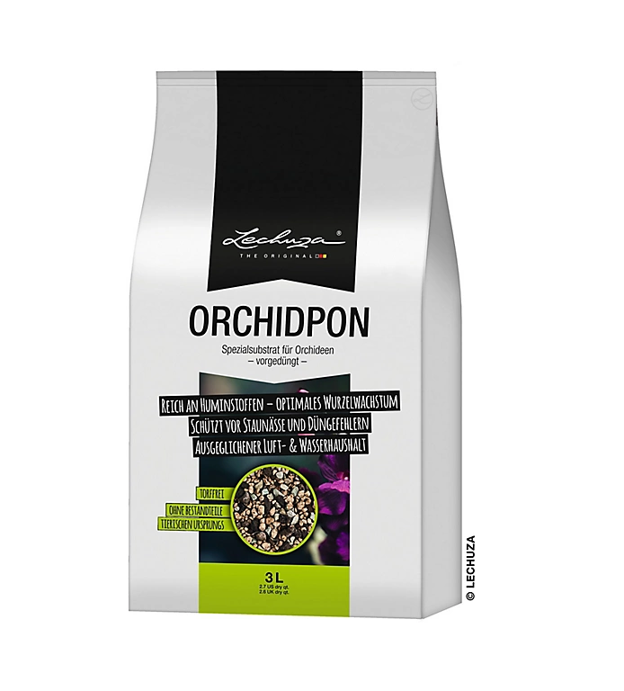 Sustrat Spécial Orchidées Lechuza 3L 2 Sustrat Spécial Orchidées Lechuza 3L